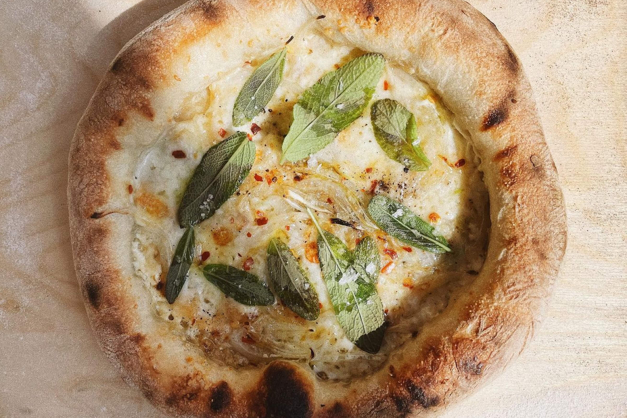Taleggio flatbread