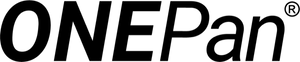 ONEPan logo, svart