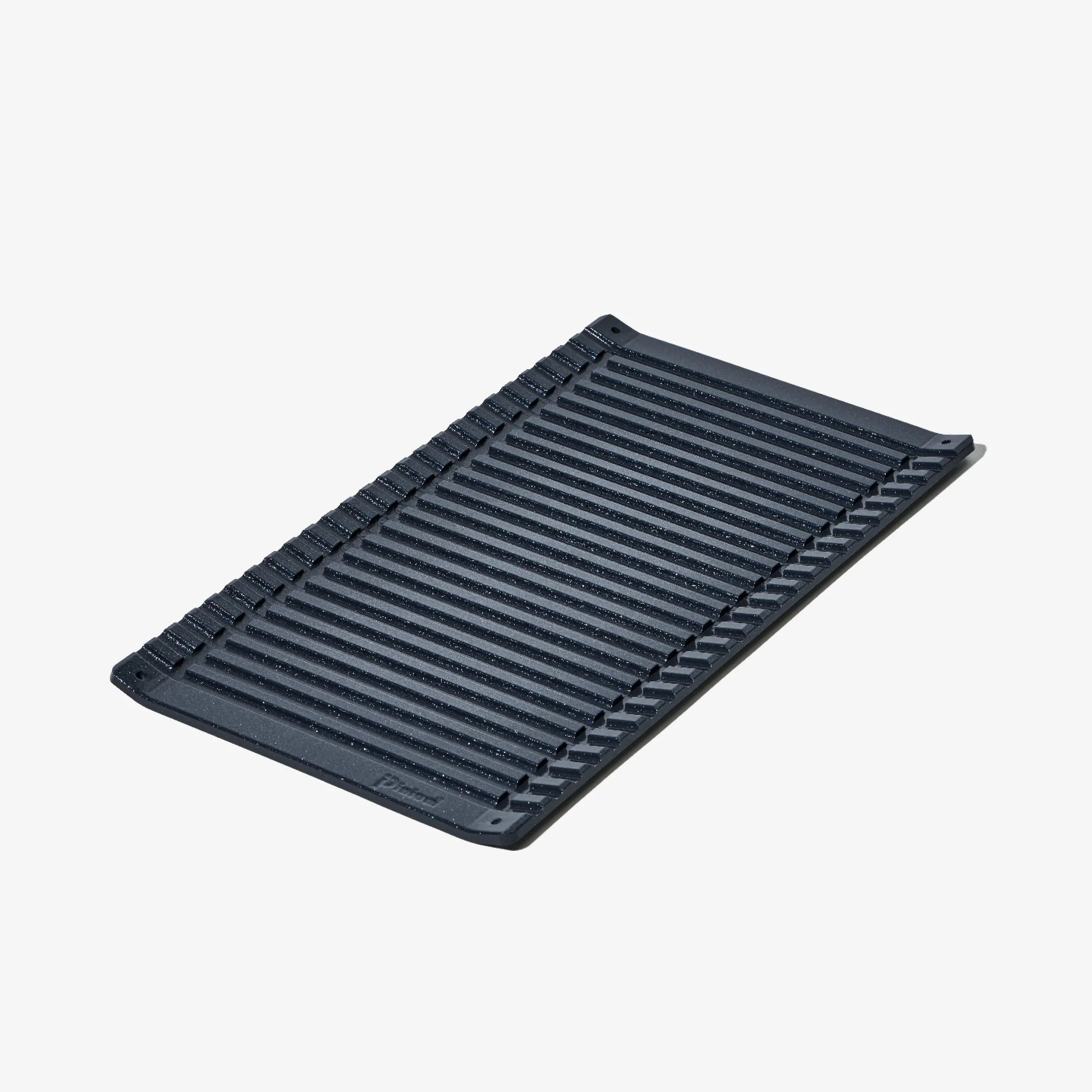 svart med upphöjda grillränder